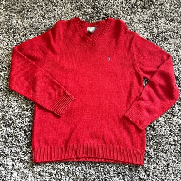 Arizona Jean Company Red V-Neck Sweater - Picture 6 of 8